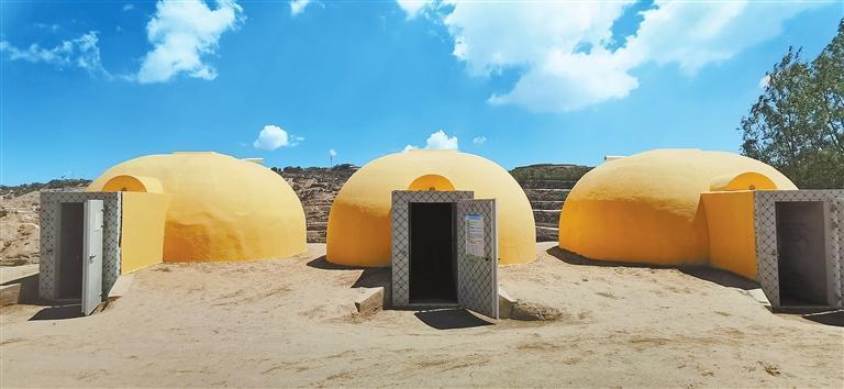 石墨烯聚苯乙烯（EPS）模块化组装贮藏库　本版摄影：新甘肃&middot;甘肃日报记者　冯宝强