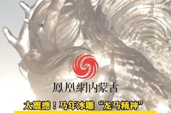 太震撼！江寻千马年冰雕“龙马精神” 2026 愿你无畏！愿你昂扬！