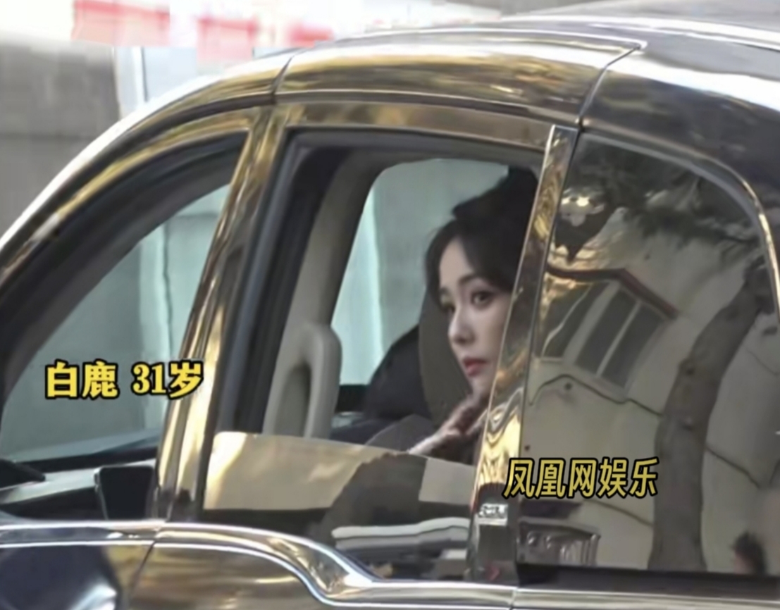 白鹿现身春晚彩排现场。