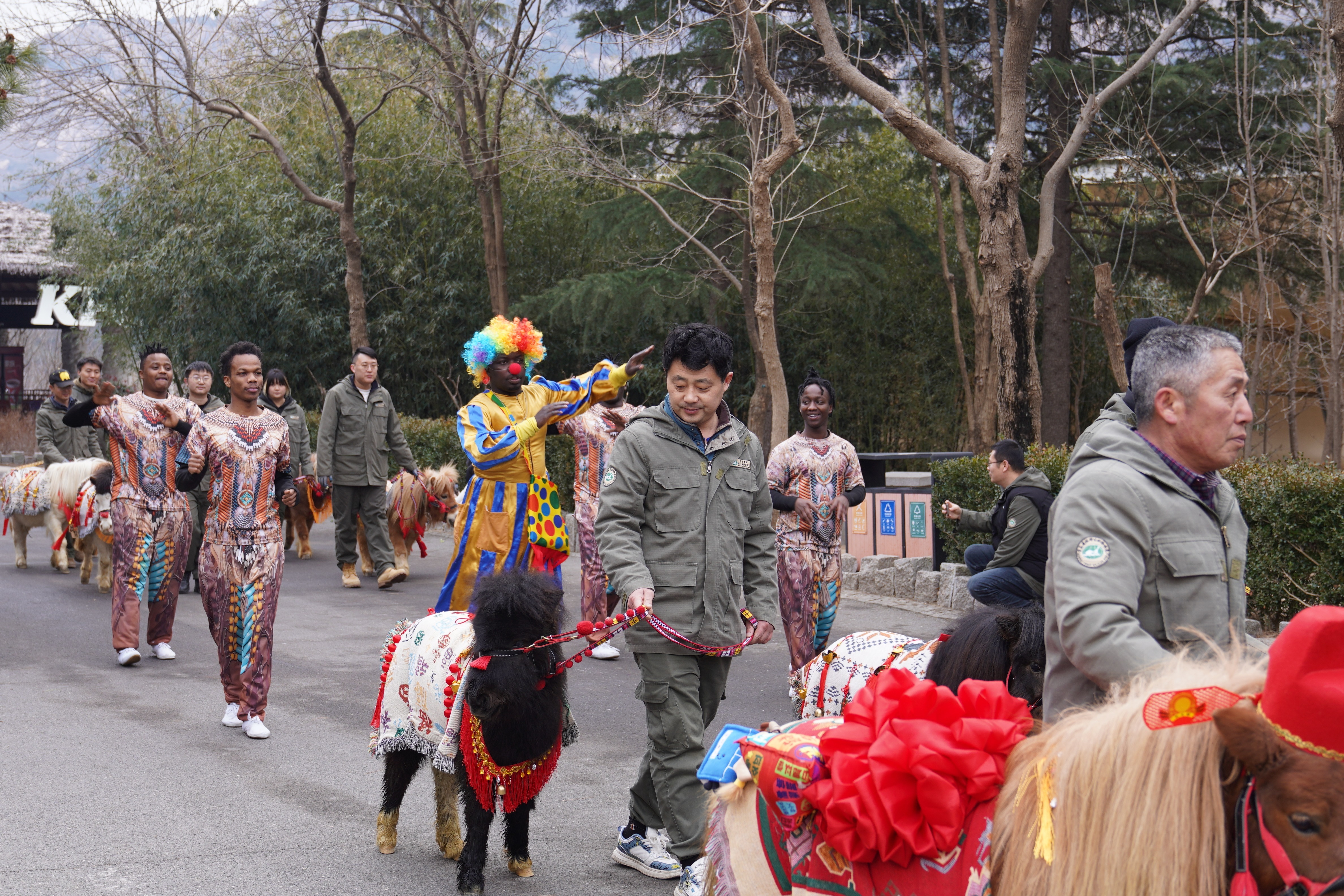 十骏送福 萌兽闹春  青岛森林野生动物世界解锁马年新春文旅新体验
