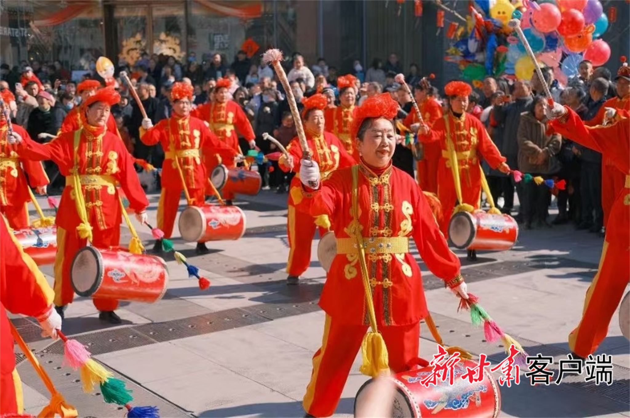 兰州老街社火表演