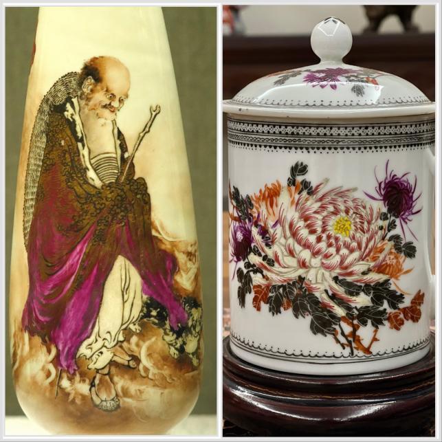 可能是“青花大王”唯一建国后粉彩？——一件无款菊花杯的举证