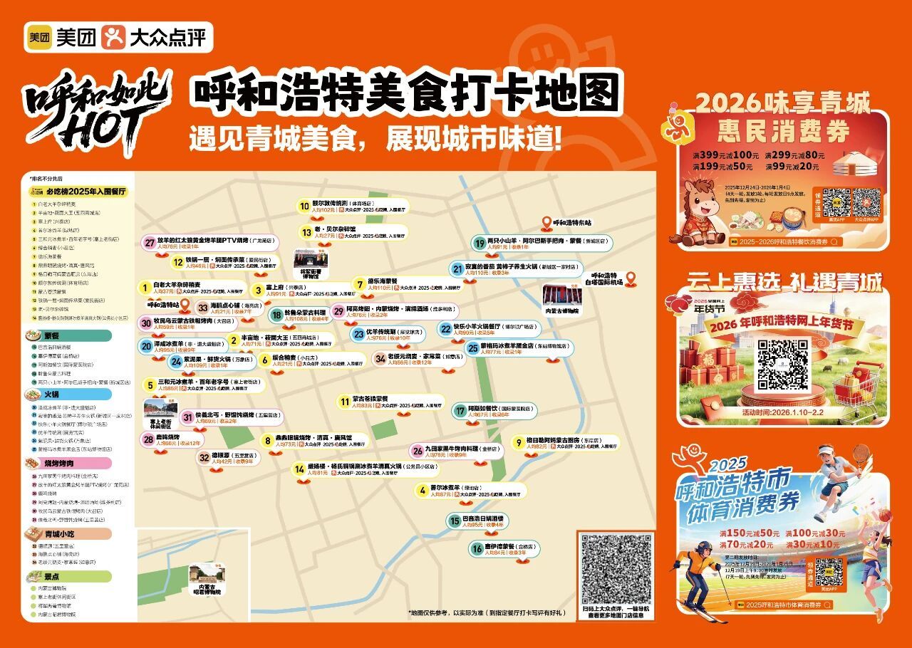 《2026年呼和浩特美食打卡地图》
