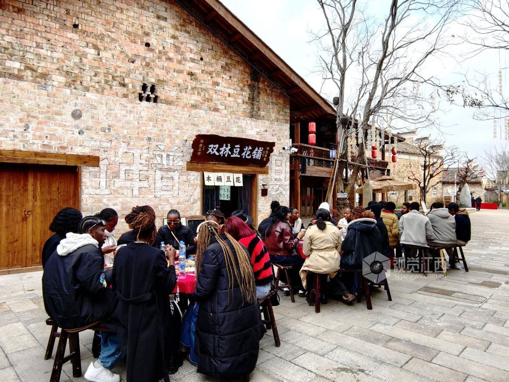 江西分宜:外国留学生体验民俗感受年味(图)