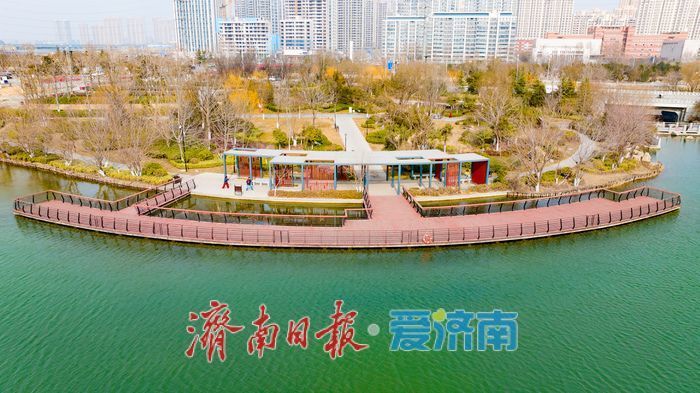 春满云锦湖，济南宜居画卷入眼来