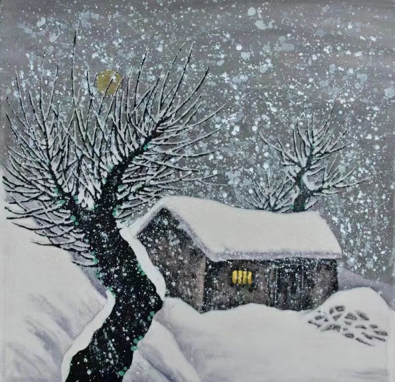 盐画　新华社记者　刘克英　摄