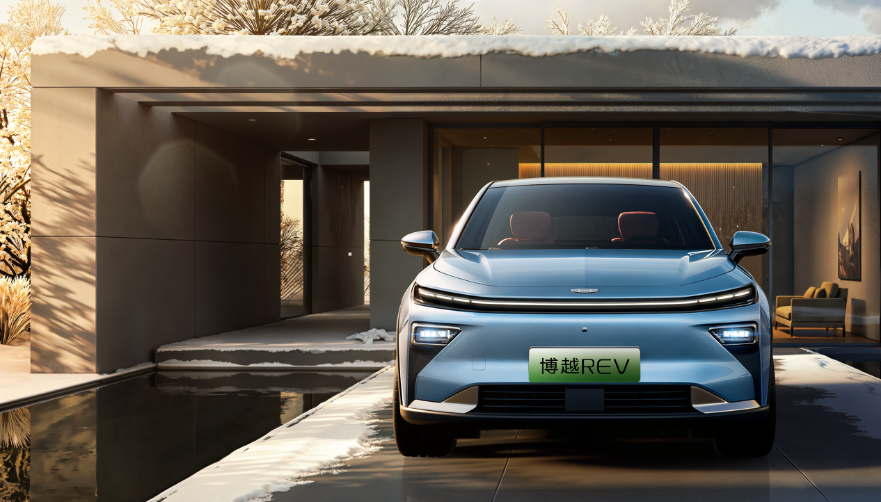 吉利中国星首款增程博越REV首曝,纯电续航375km_吉利博越电动汽车价格及图片