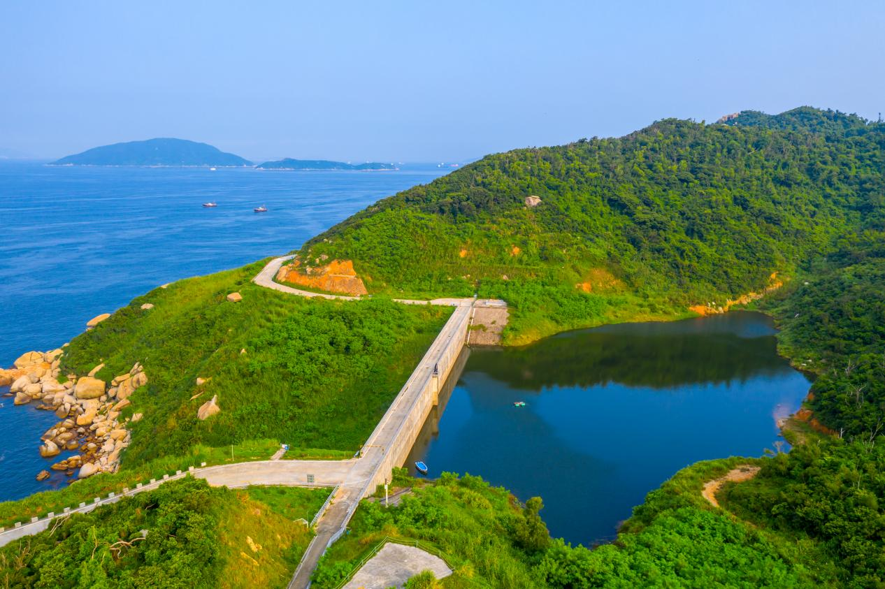 图为桂山岛水库