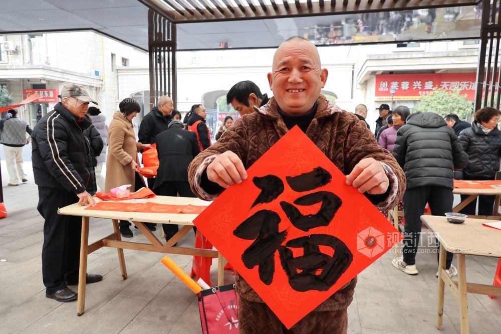 江西新余：小年社区年味浓（图）