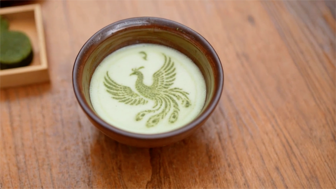 以宋代点茶技艺制作的贵州铜仁抹茶