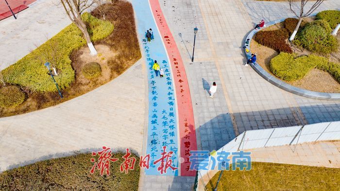 春满云锦湖，济南宜居画卷入眼来