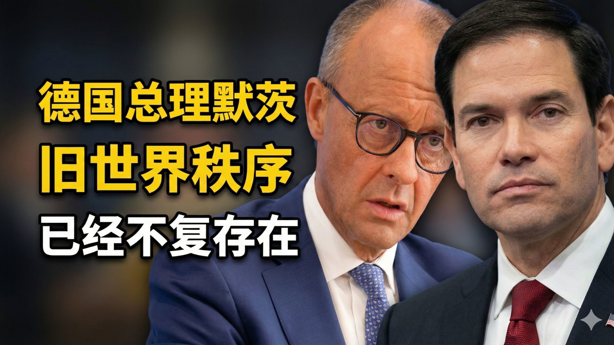 德国总理默茨：旧世界秩序，已经不复存在