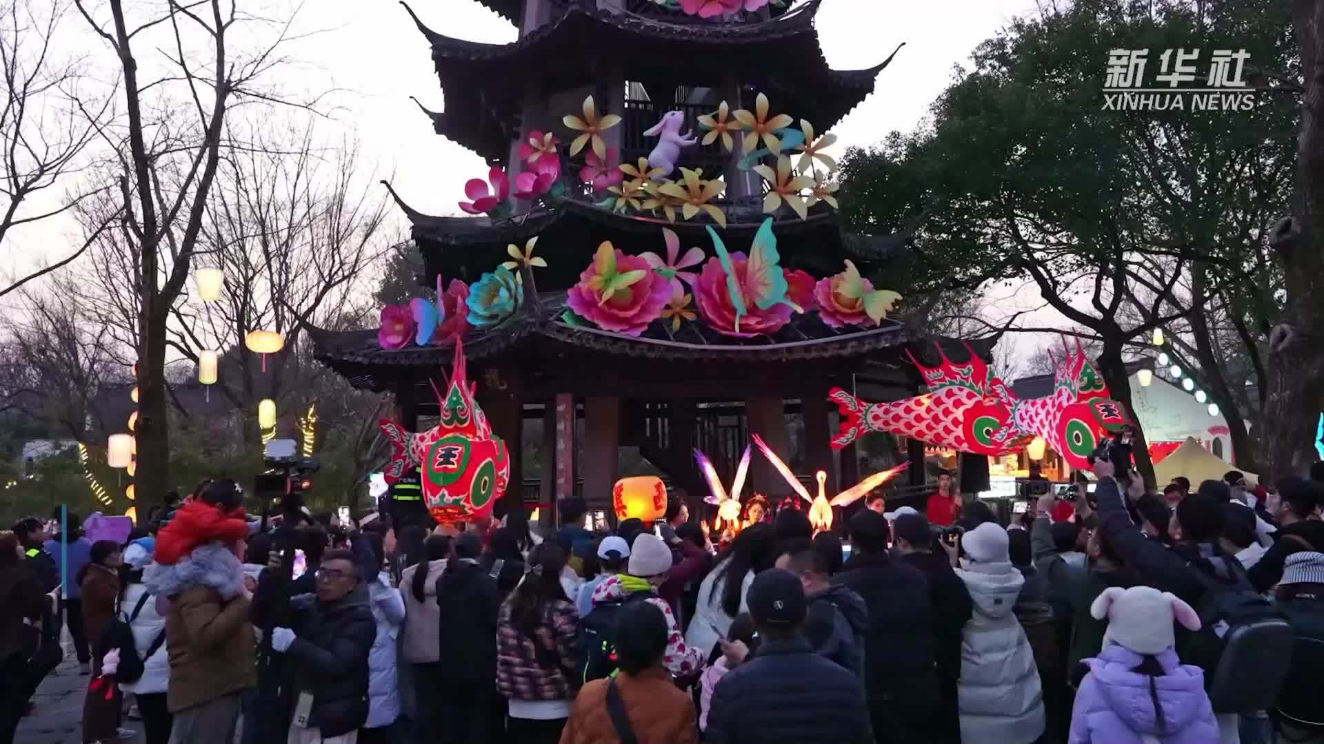 西溪湿地亮灯迎客