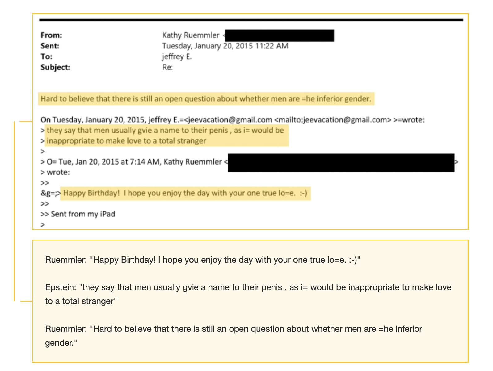 生日祝福、岛屿行程与“xoxo”落款：美媒揭秘前白宫法律顾问与爱泼斯坦的关系