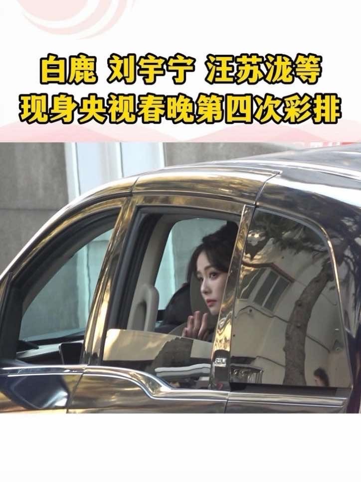 #凤凰网娱乐直击2026央视马年春晚 白鹿、刘宇宁、汪苏泷、黄子弘凡、毛不易等现身央视春晚第四次联排，期待大家的精彩表现！#众星现身央视春晚第四次联排