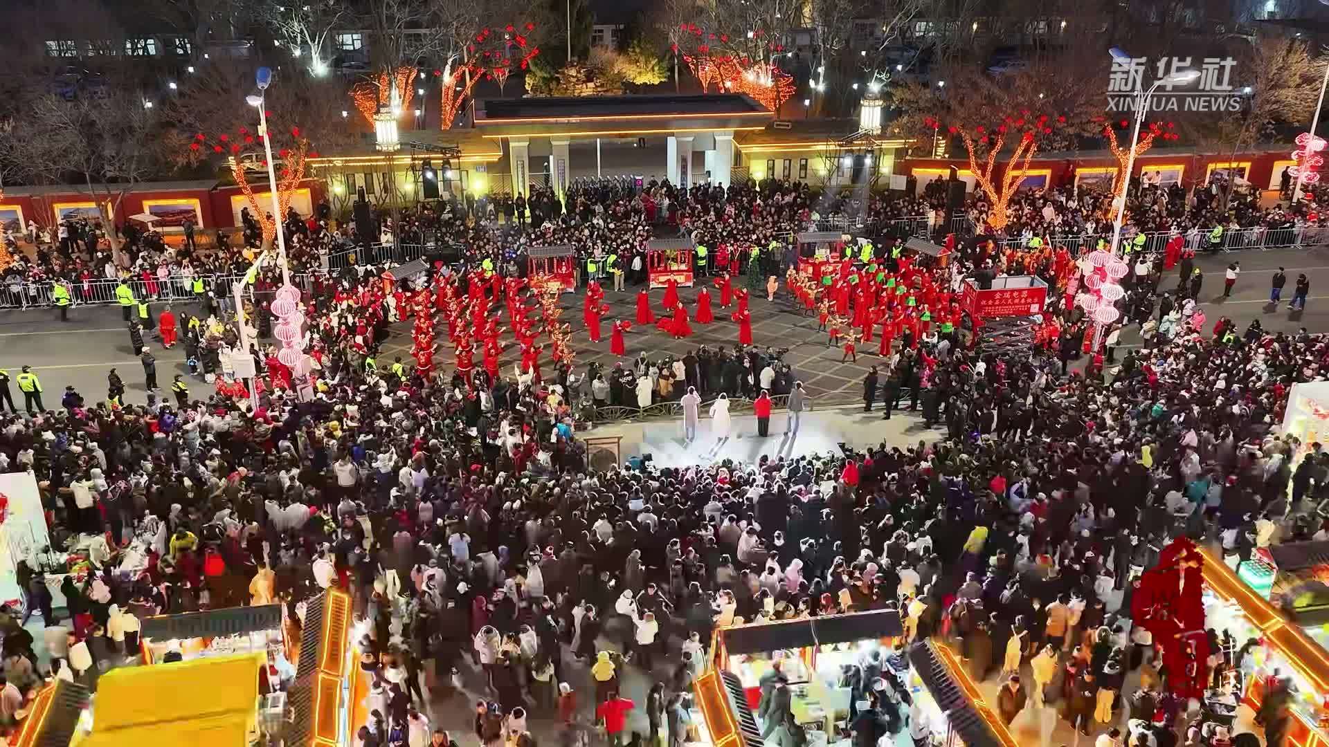 千城百县看中国︱河北固安：庙会纳福闹新春