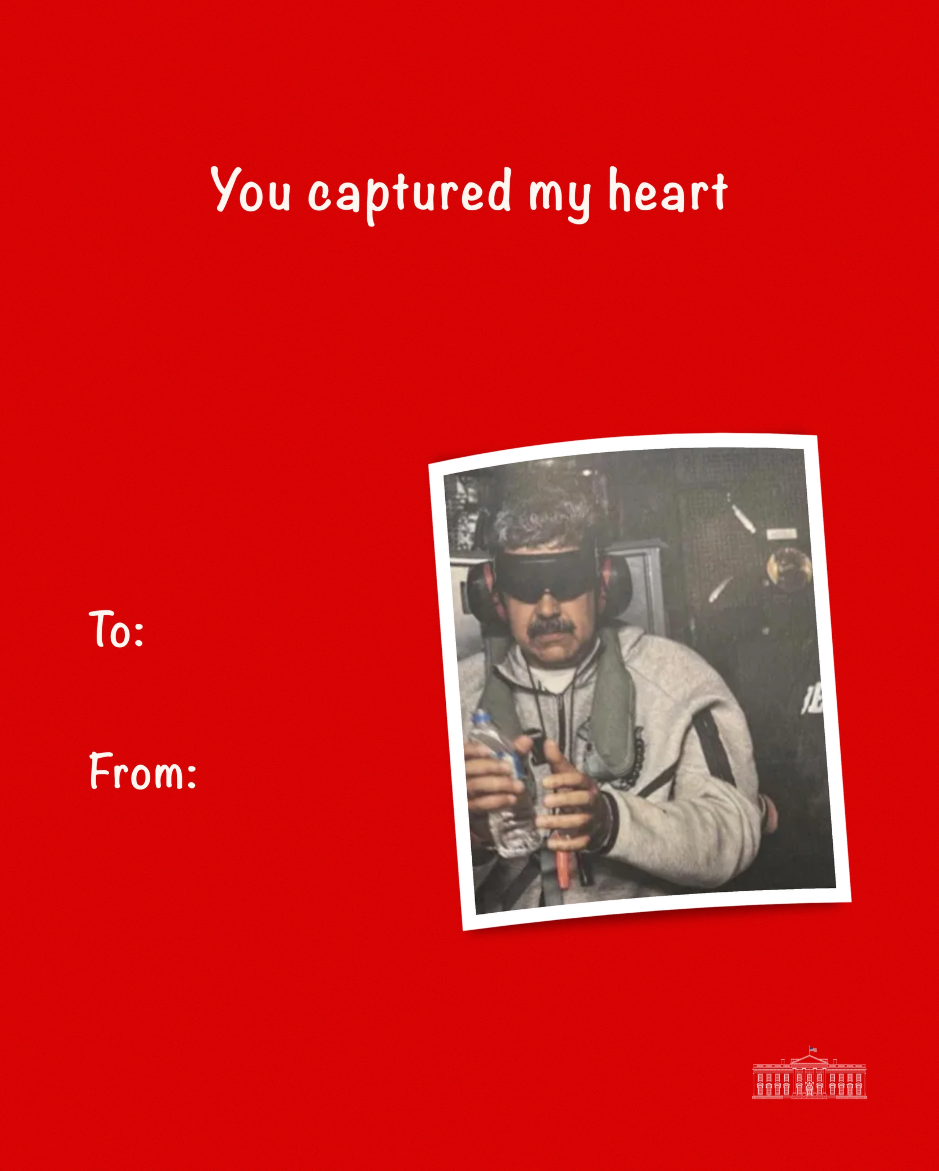 白宫发布情人节贺卡:马杜罗“心被俘”,格陵兰“被爱包围”