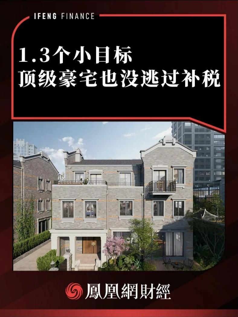 1.3个小目标，顶级豪宅也没逃过补税 #露香园 #豪宅