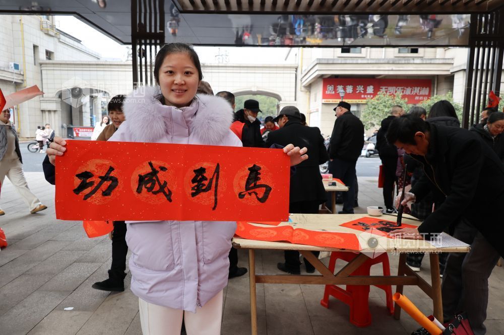 江西新余：小年社区年味浓（图）