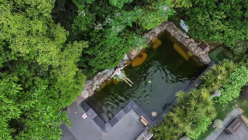 山林掩映中的石阡温泉