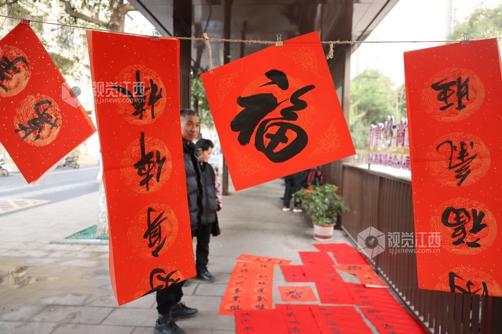 江西新余：小年社区年味浓（图）