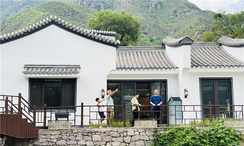 河北省涞水县九龙镇南湖村，保定小院1号院。(资料图)