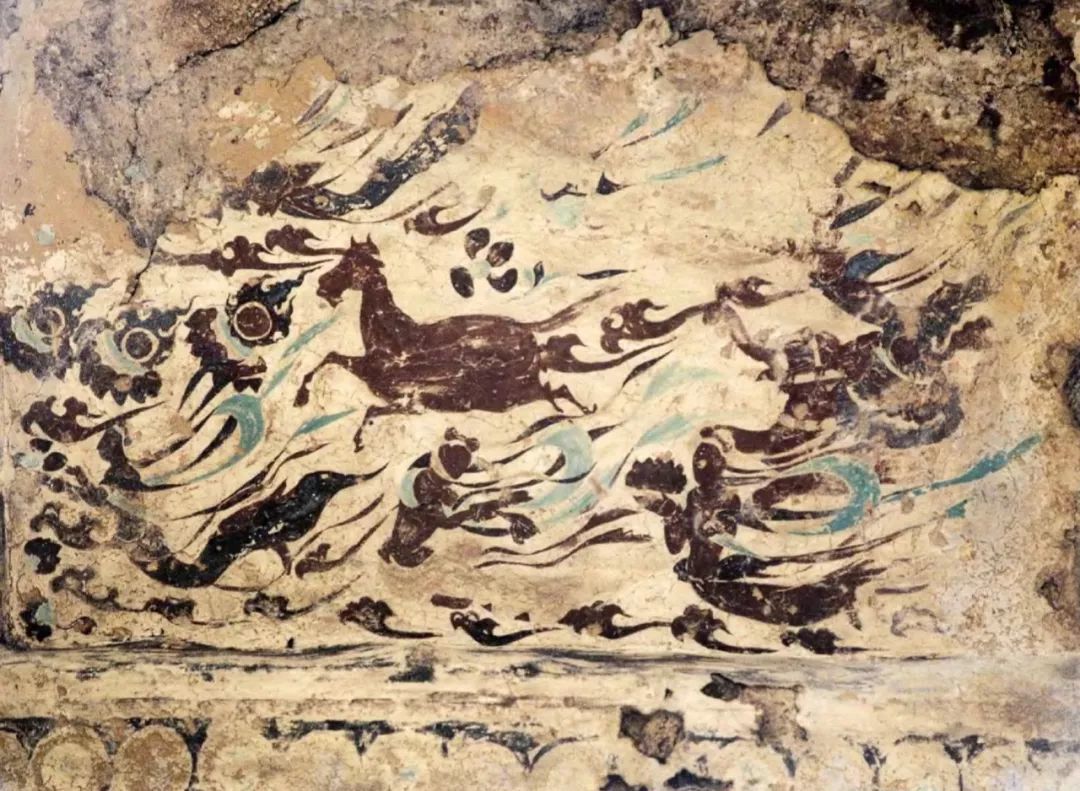 天马飞天壁画