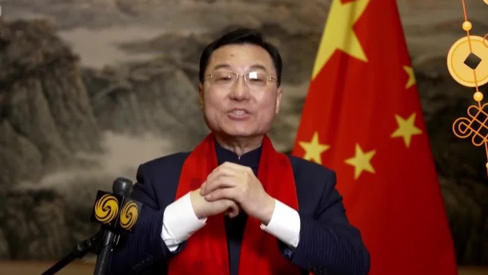 中国驻美大使、驻日大使、常驻联合国代表等向凤凰观众拜年