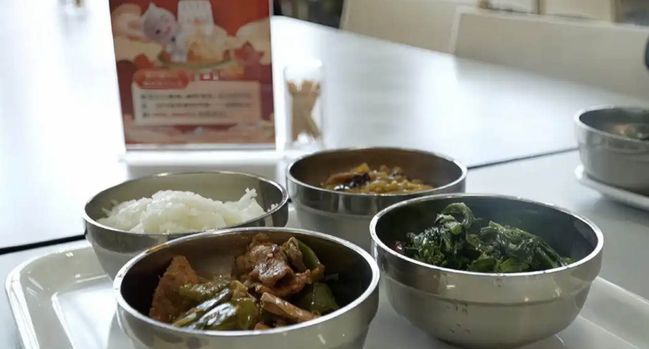 四川梓潼县政府食堂推出的套餐 图来自封面新闻