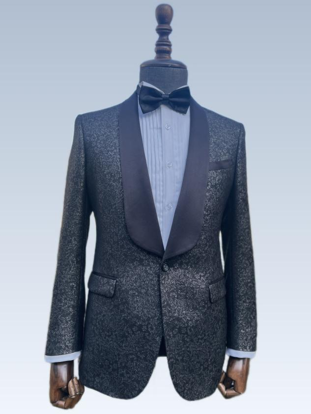 2026高定新款：暗纹提花晚宴礼服