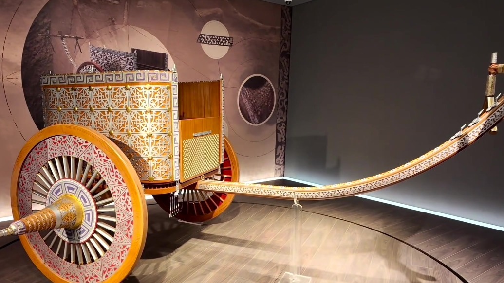 马家塬遗址里的战国豪华车马