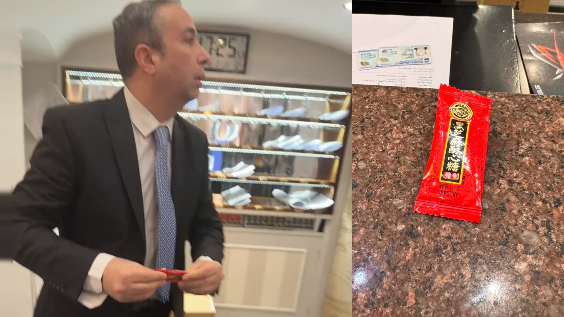 中国网友米兰游玩被酒店前台请求“下次能不能帮带徐福记酥心糖”，回国后发帖火了，现在小哥已经笑得合不拢嘴了