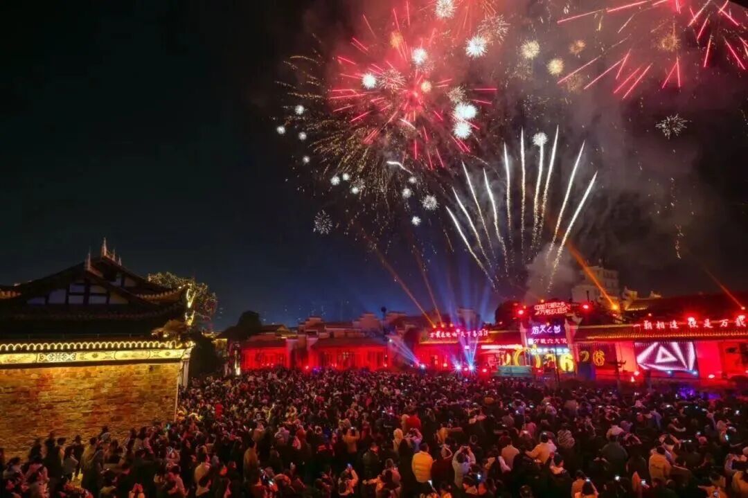 万载古城新春烟花秀