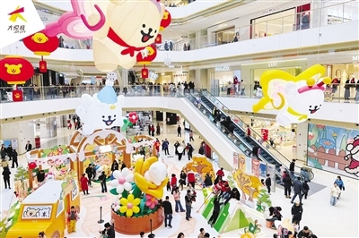 ▲南昌新春消费市场热力十足。