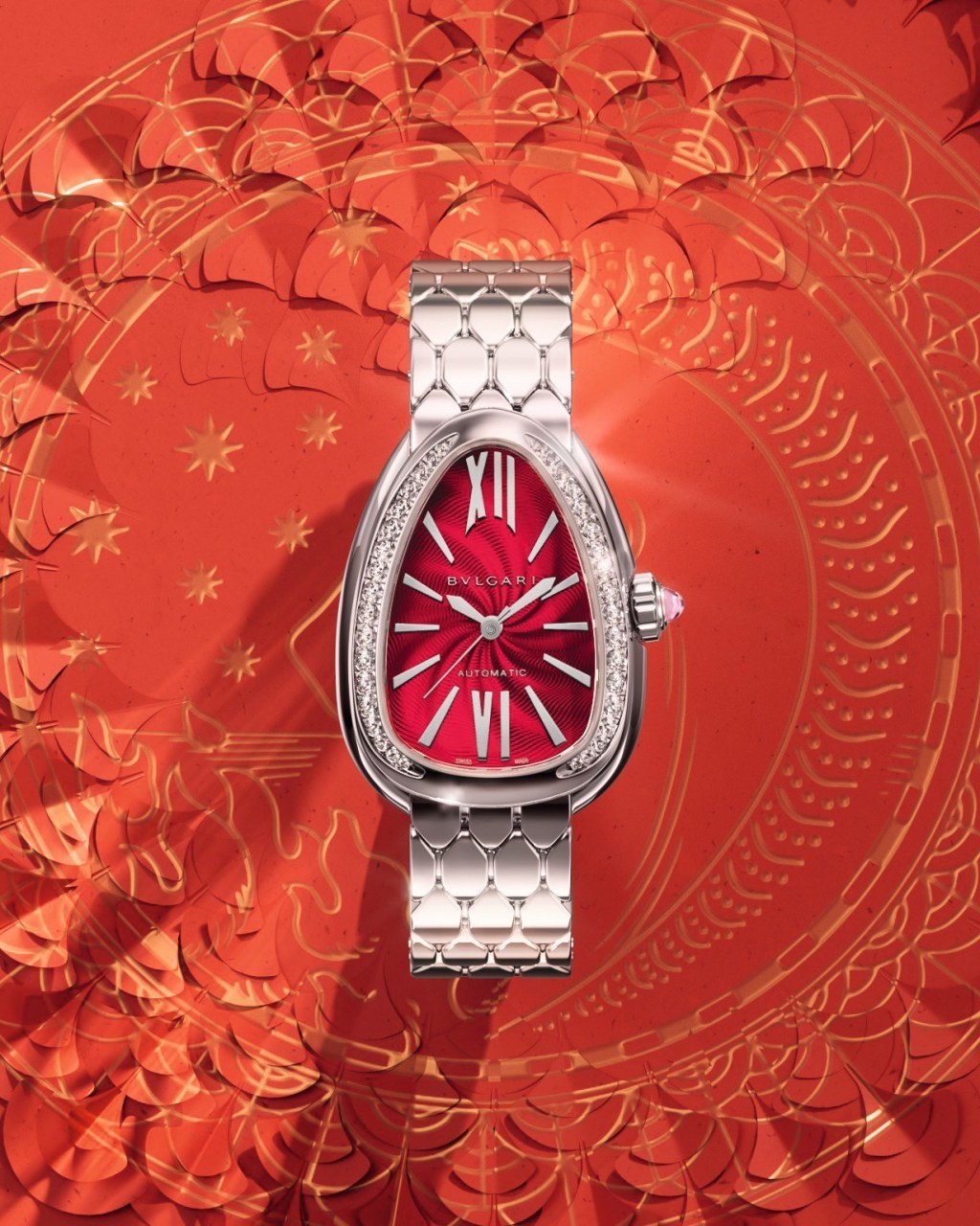 宝格丽鎏光蛇影新春特别款自动上链腕表