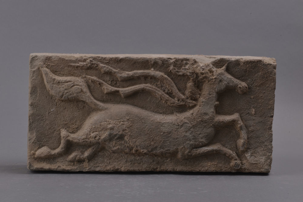 唐代天马砖　新华社发