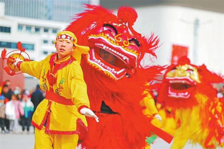 社火表演贺新春 赵耀