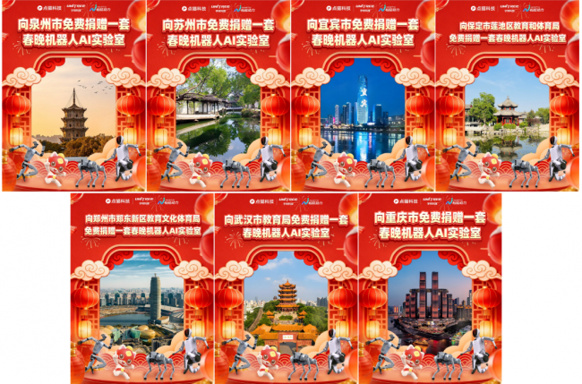 点猫科技向七地免费捐赠一套春晚机器人AI实验室