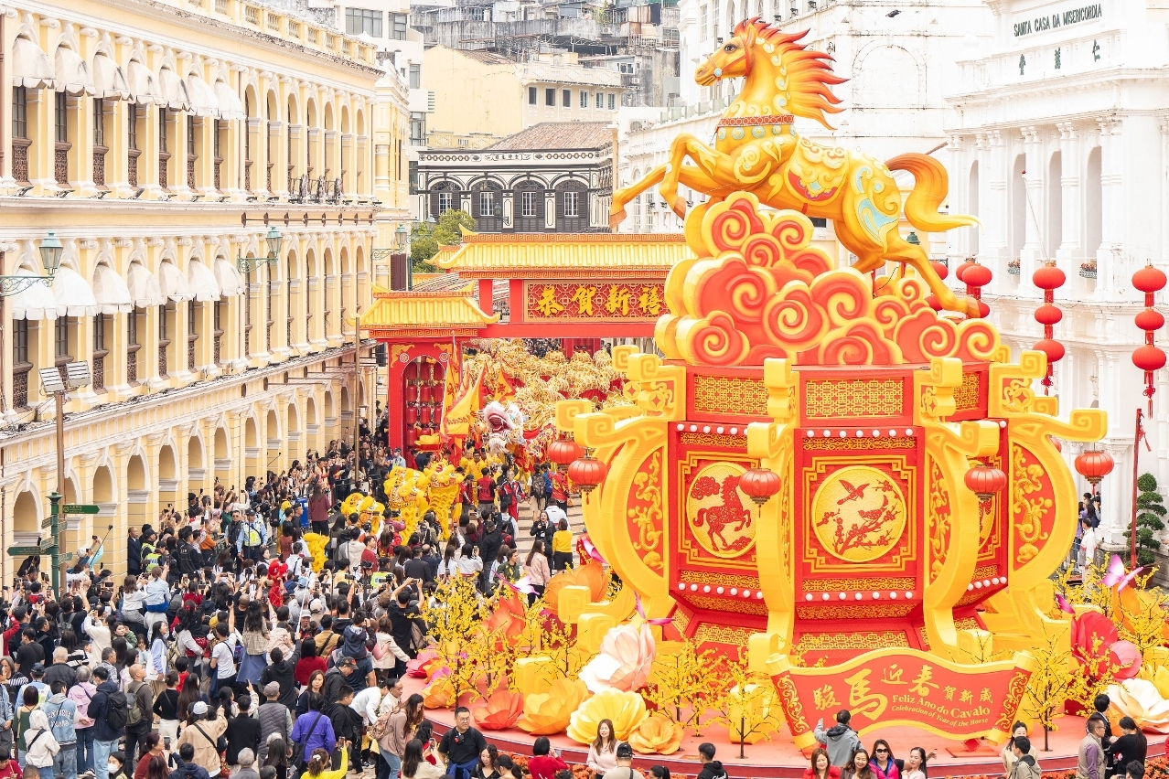 春节黄金周澳门入境旅客 日均及单日客量齐破记录