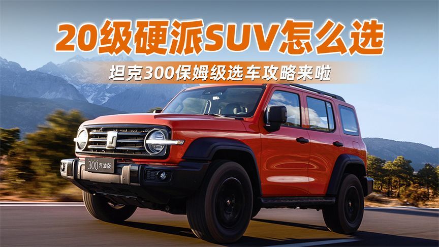 20级硬派SUV怎么选？坦克300保姆级选车攻略来啦