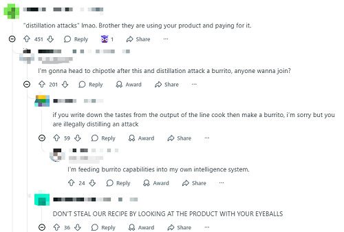 Reddit网友吐槽Anthropic的文字游戏（图源：X平台）