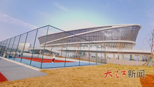 庐山市全民健身中心。全媒体记者左阳天摄