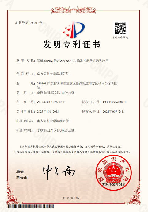 破解EB病毒“隐身术“，PROTAC药物为鼻咽癌免疫治疗破局