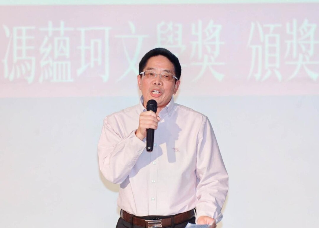 聂茂在颁奖典礼上发表获奖感言