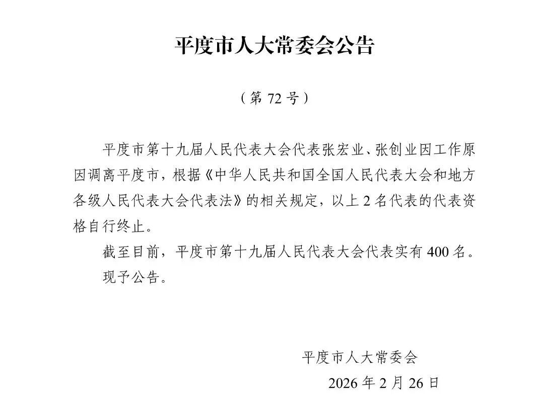 代表的资格审查报告公告——20260226_01.png