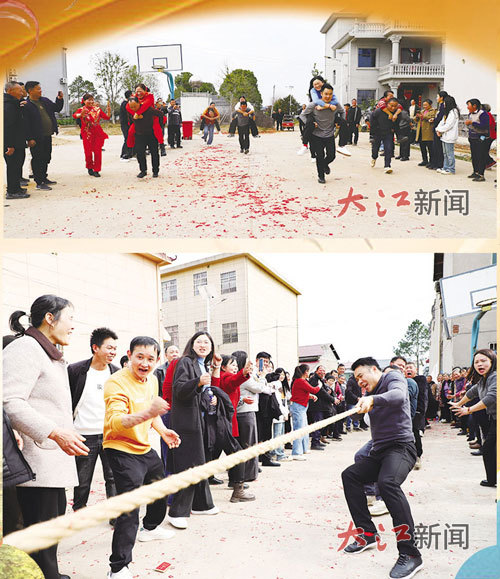 烟花晚会、长龙贺岁、趣味竞欢……江西马年春节热闹够味