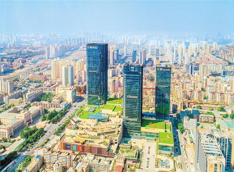 俯瞰兰州市区 新甘肃·甘肃日报记者 田蹊