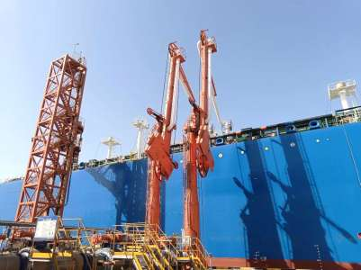 山东港口滨州港生产会战“火力全开”