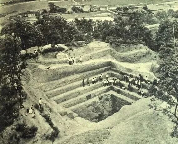 马王堆汉墓发掘现场。(资料图片)