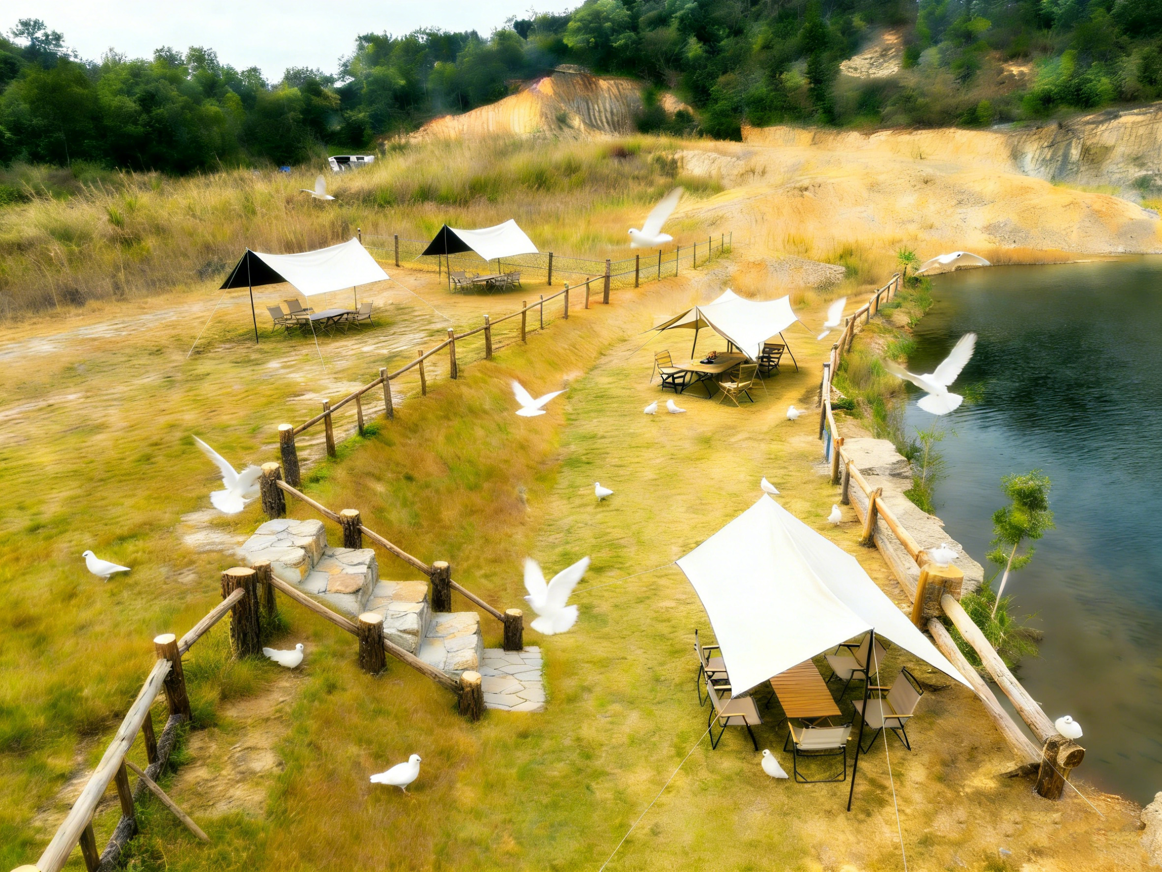 图为曹边秘境(潜水基地)项目概念图